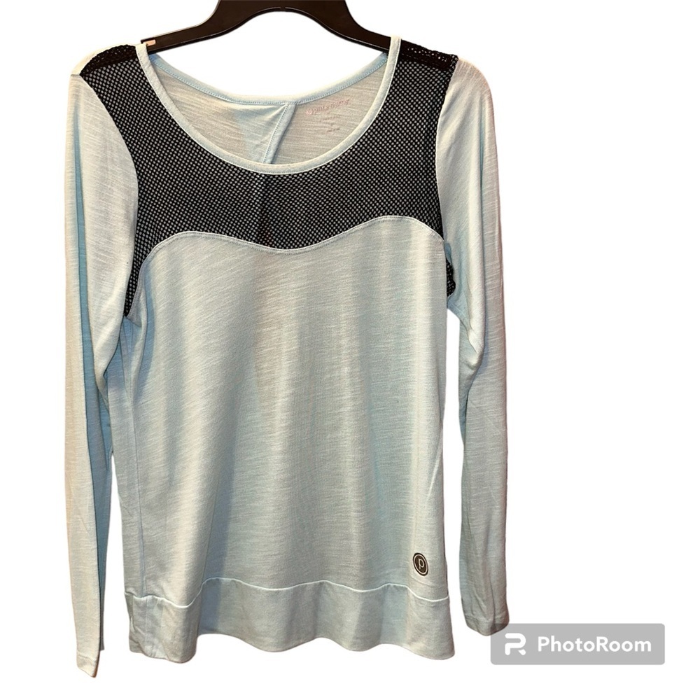 Pure Barre by splits mesh and open back top size M